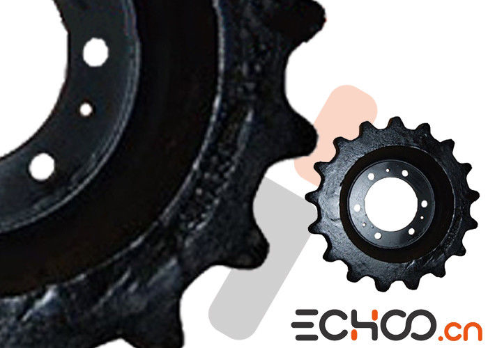 Bobcat T300 Roller Chain Idler Sprocket With 6 Hole 17 Tooth High Strength