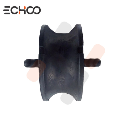 Black Rubber Buffer for HAMM HD75K Compactor Rollers Active and Passive Vibration Damping
