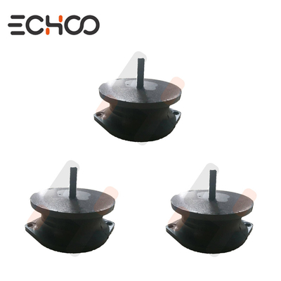 Black Rubber Buffer for HAMM HD85 Compactor Rollers Vibration Damping