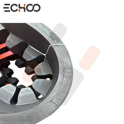 457×152.4×53 Rubber Track For CAT Paver Undercarriage Components