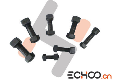 Black Steel for case 9040B Anti Theft Nuts And Bolts Strongly Wear Resistance